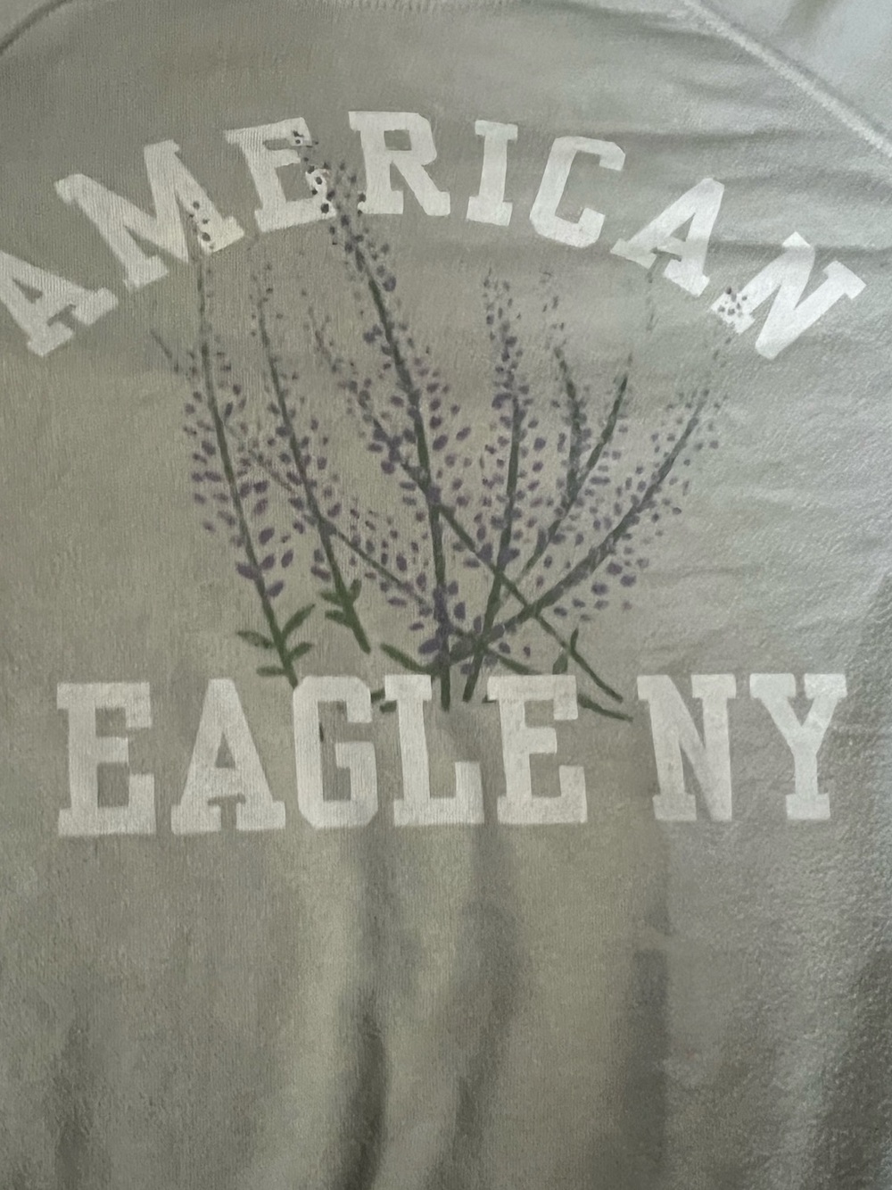 American Eagle NY Graphic Crewneck Sweatshirt – Women’s Size Small - Picture 2 of 3